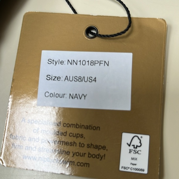 Nip and Tuck Paisley One Piece Swim Suit. NWT - Picture 3 of 13